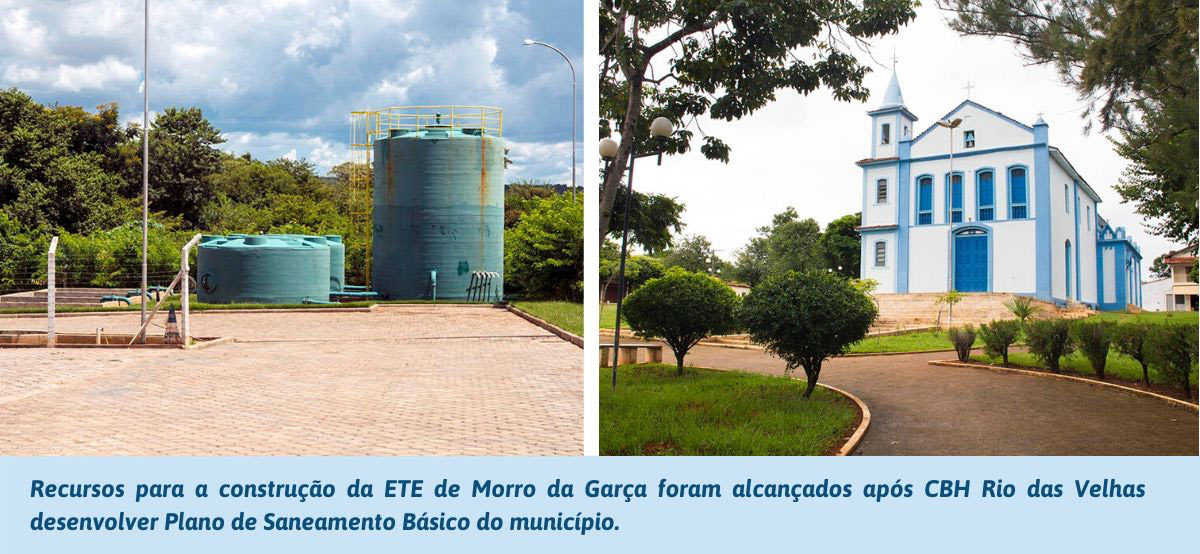 Recursos para a construção da ETE de Morro da Garça foram alcançados após CBH Rio das Velhas desenvolver Plano de Saneamento Básico do município.