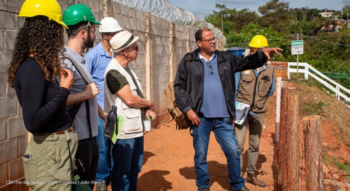 Subcomitê Caeté-Sabará visita obras do Sistema de Esgotamento Sanitário de Sabará