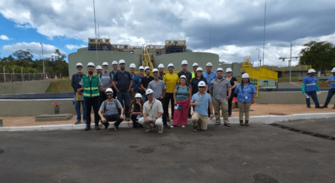 Subcomitê Águas da Moeda realiza visita técnica à ETE Jardim Canadá
