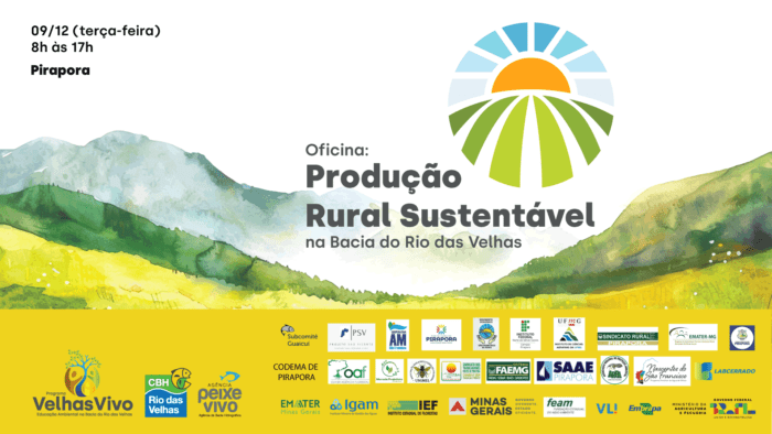 Pirapora vai sediar a 2ª Oficina sobre Produção Rural Sustentável, promovida pelo CBH Rio das Velhas